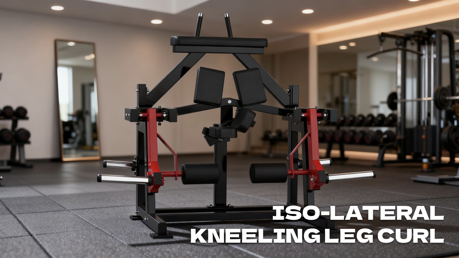 Iso-lateral kneeling leg curl