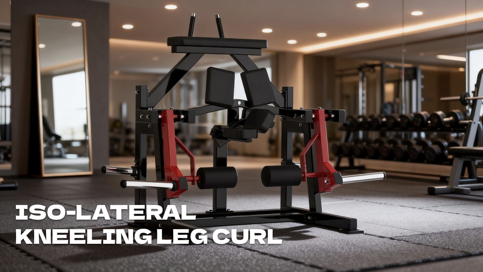 Iso-lateral kneeling leg curl