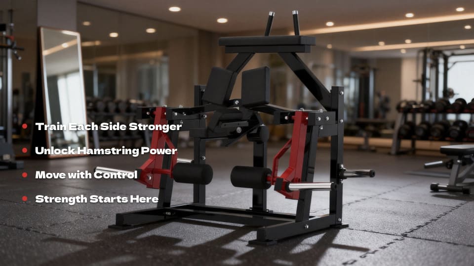 Iso-lateral kneeling leg curl