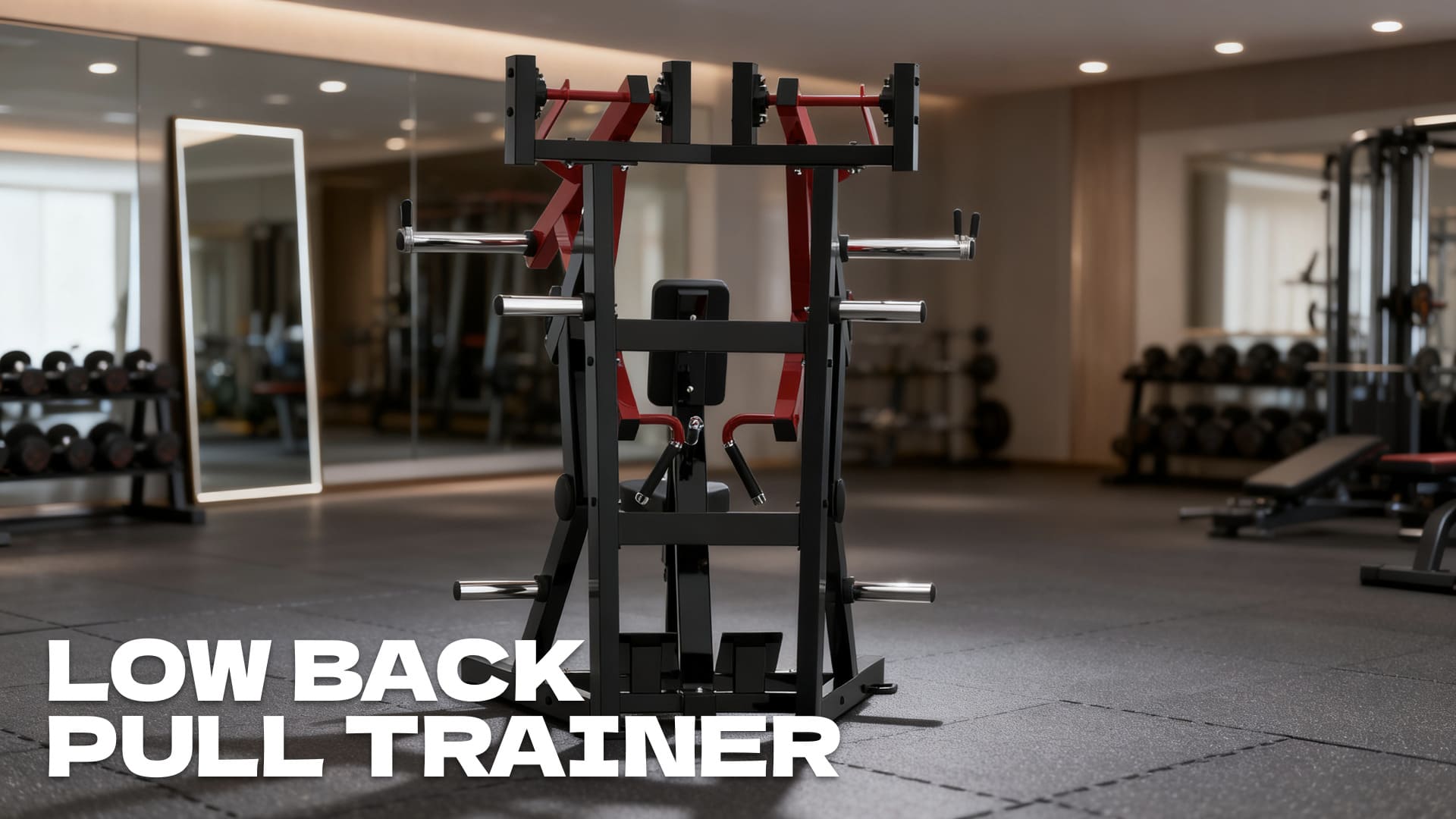 Low back pull trainer