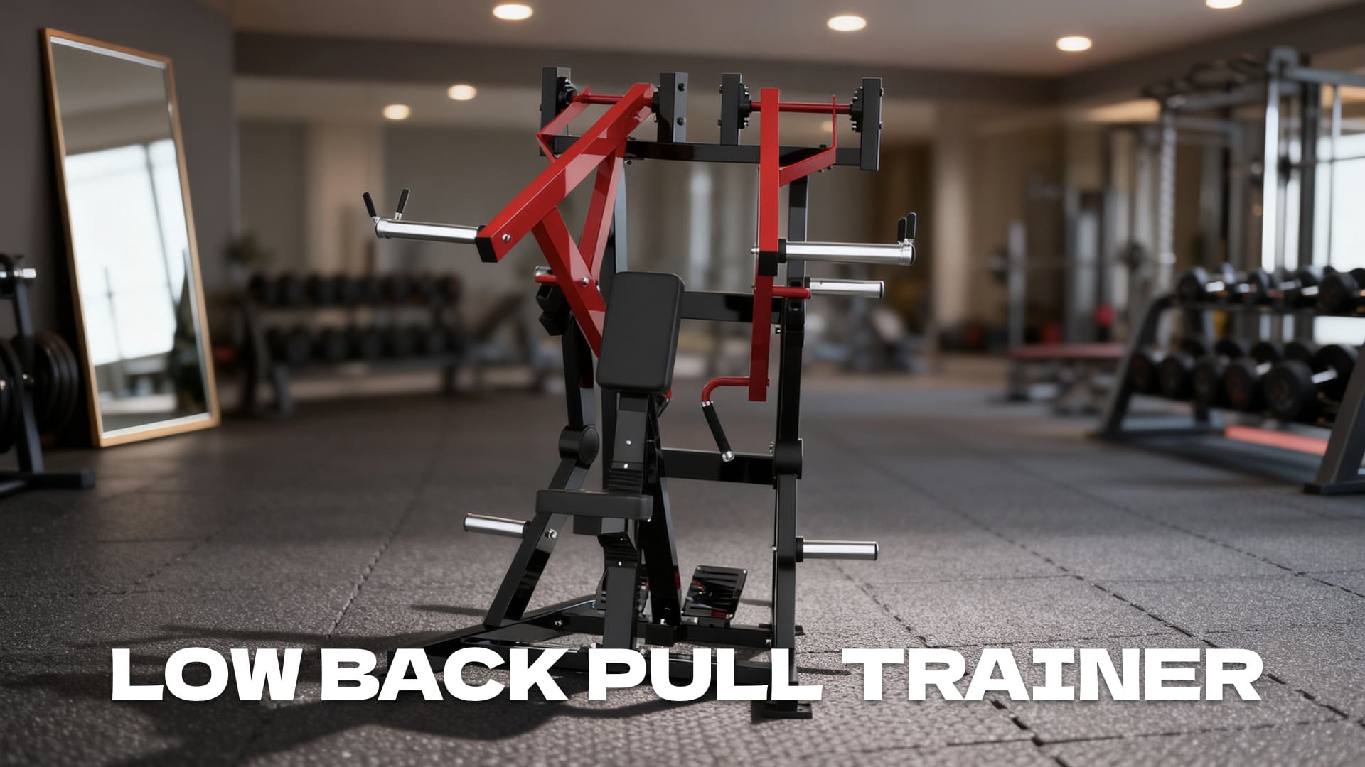 Low back pull trainer