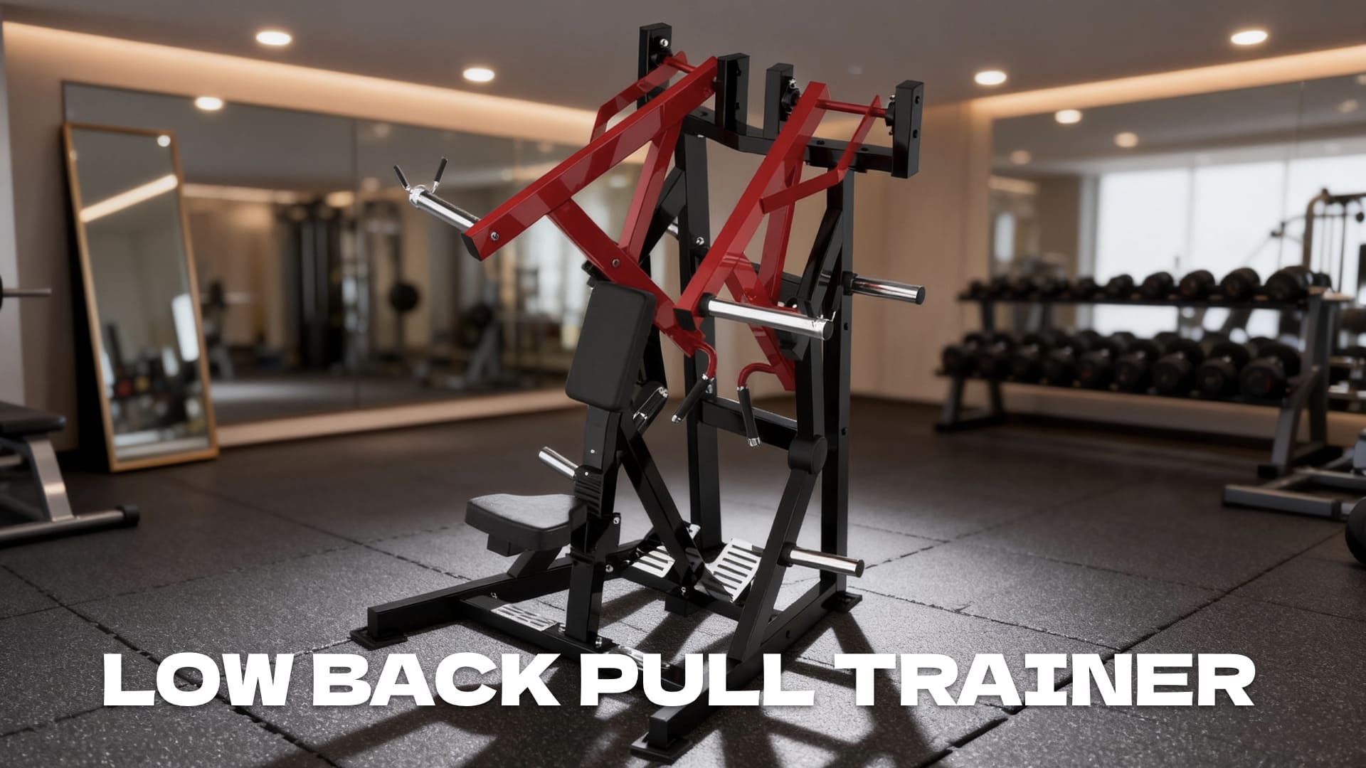 Low back pull trainer