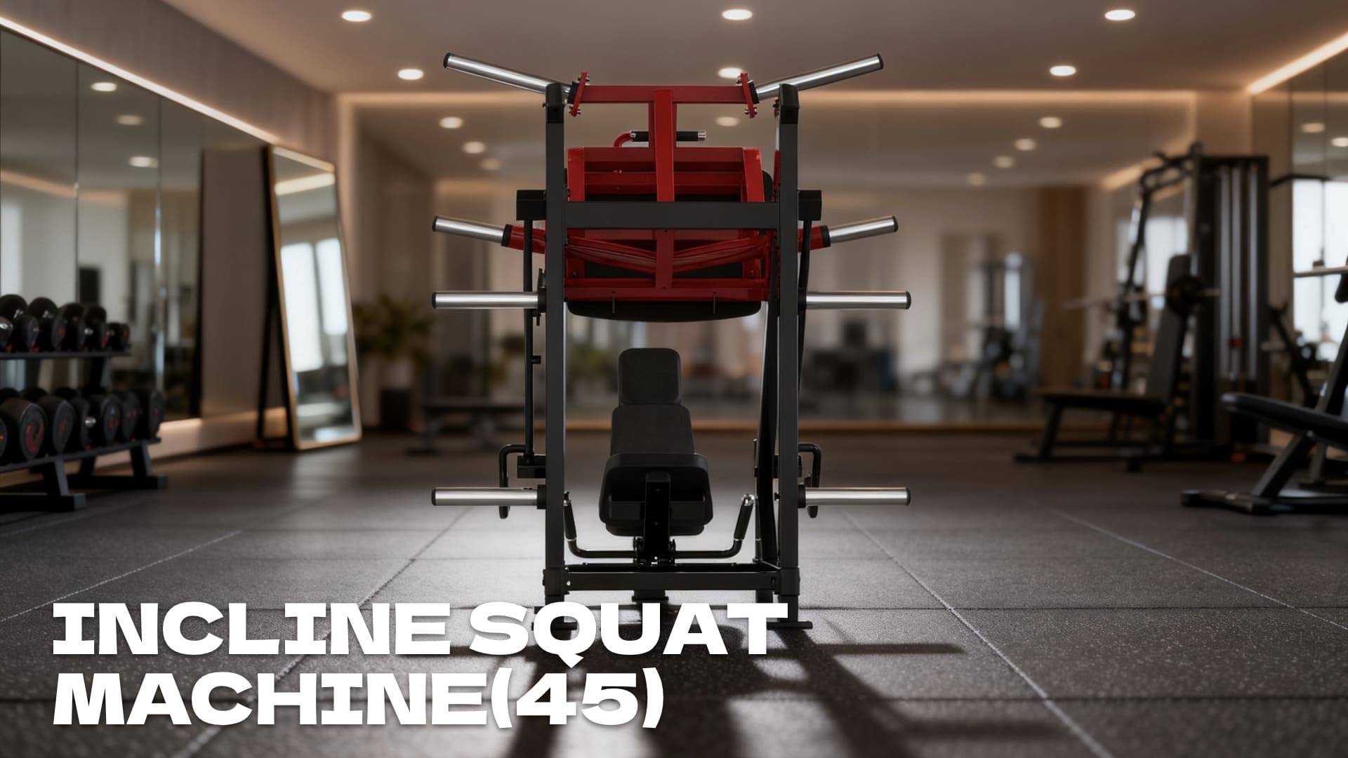 Incline squat machine(45°)