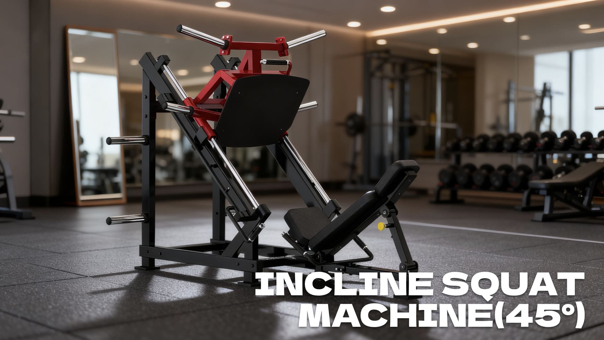 Incline squat machine(45°)