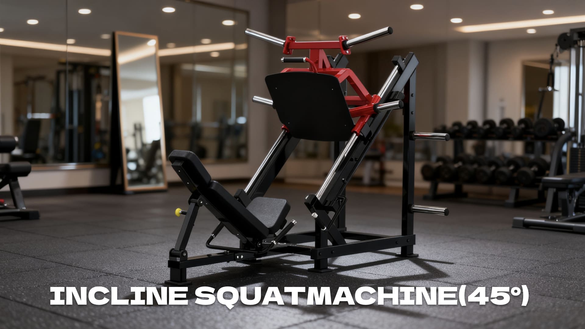 Incline squat machine(45°)