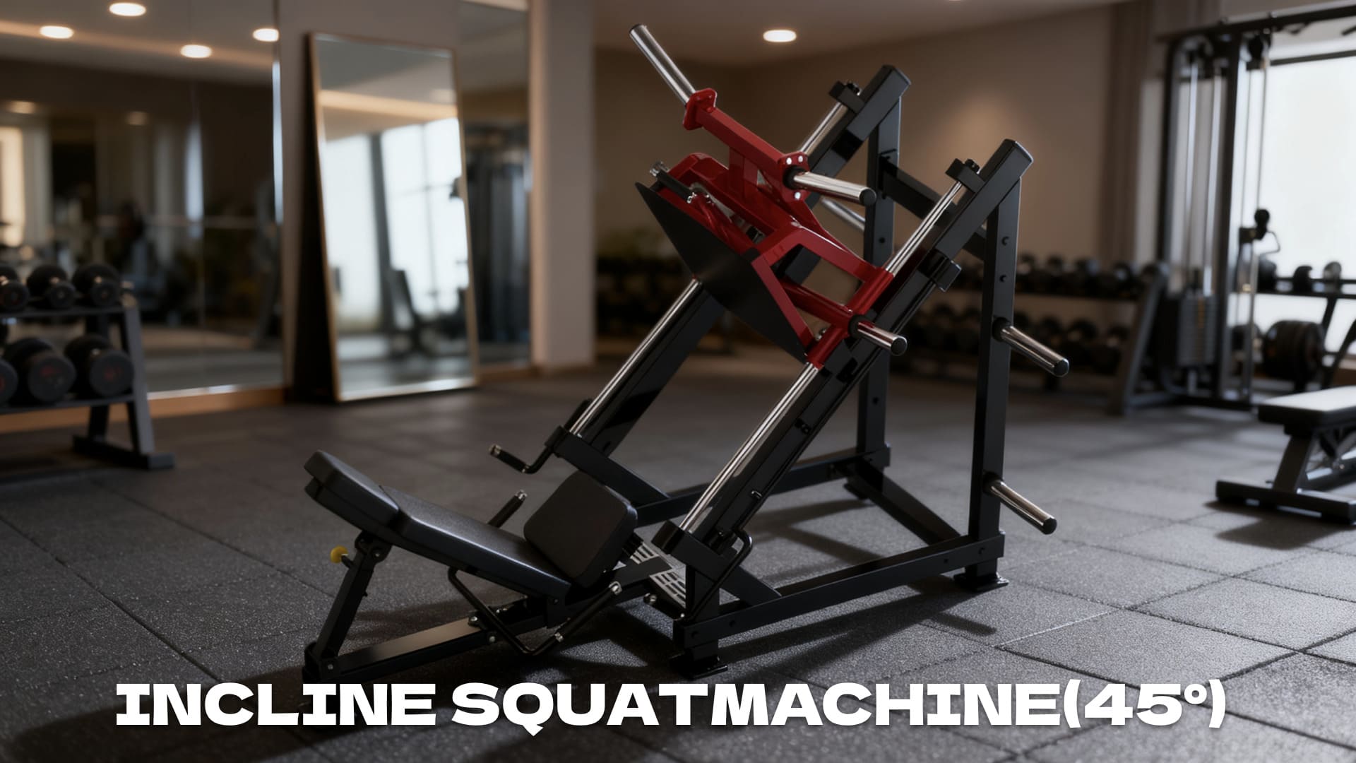Incline squat machine(45°)