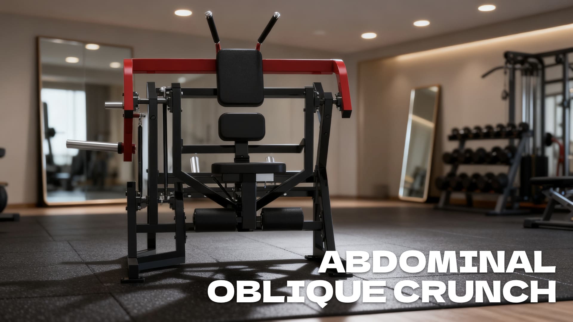 Abdominal oblique crunch