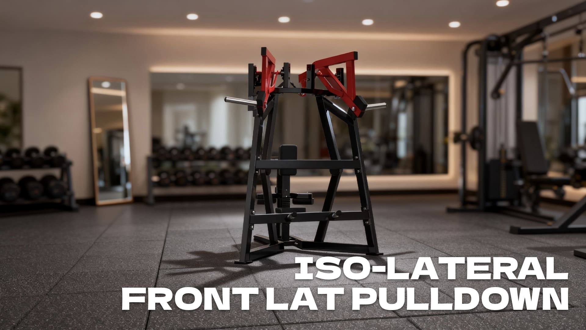 Iso-lateral front lat pulldown