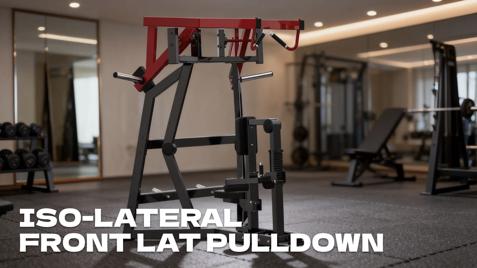 Iso-lateral front lat pulldown