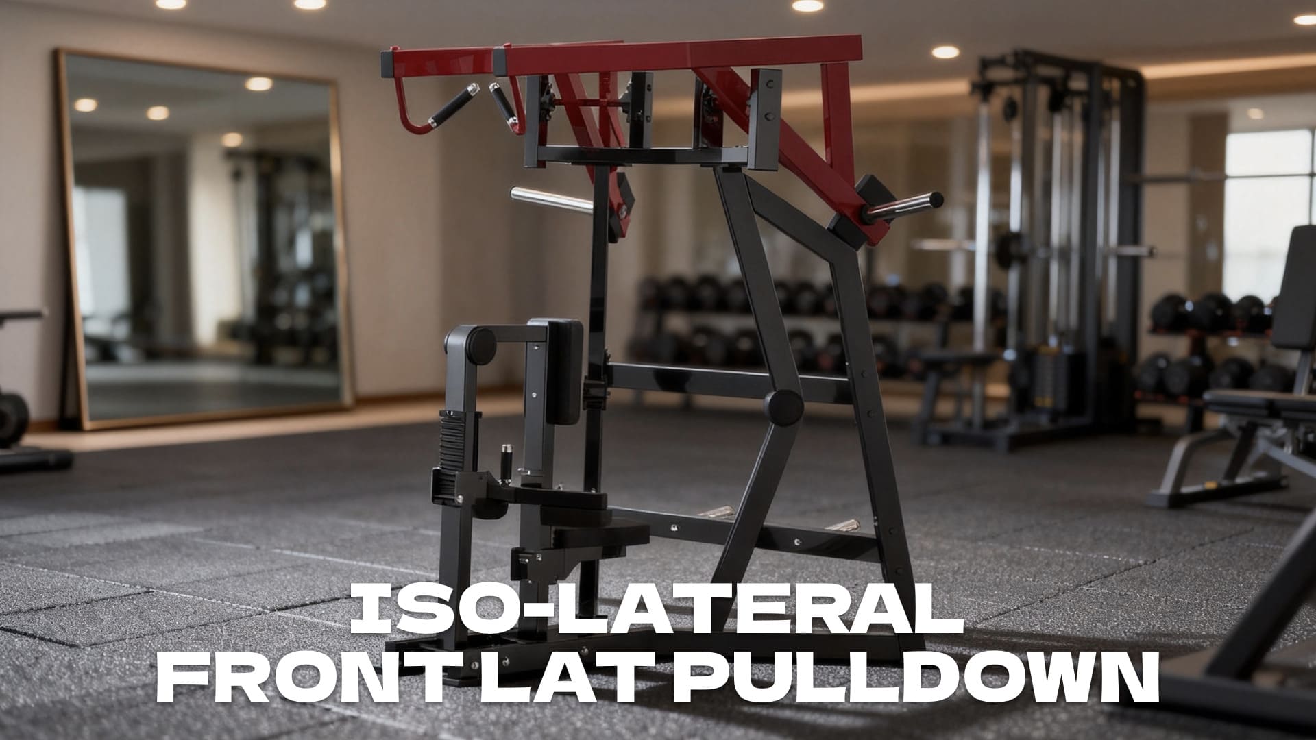 Iso-lateral front lat pulldown