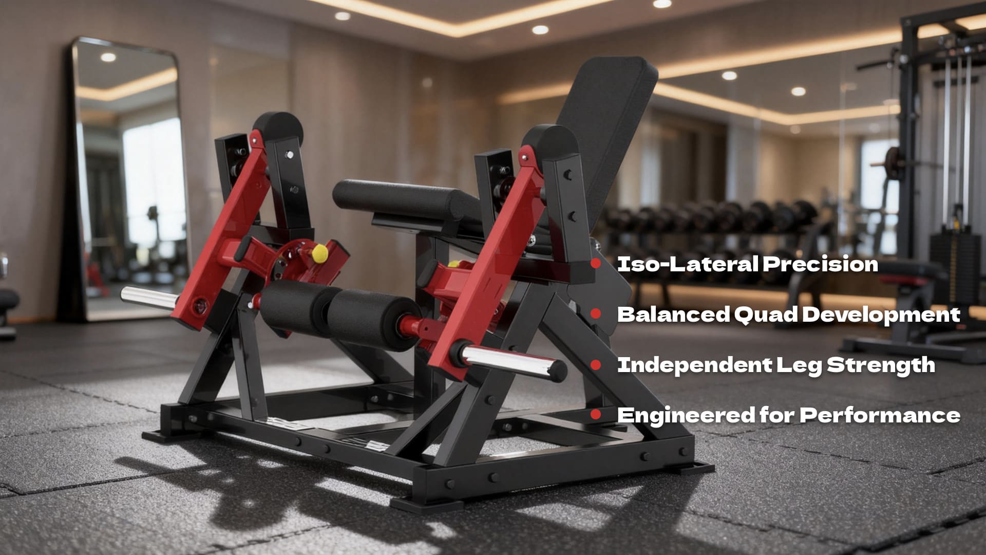 Iso-lateral leg extension