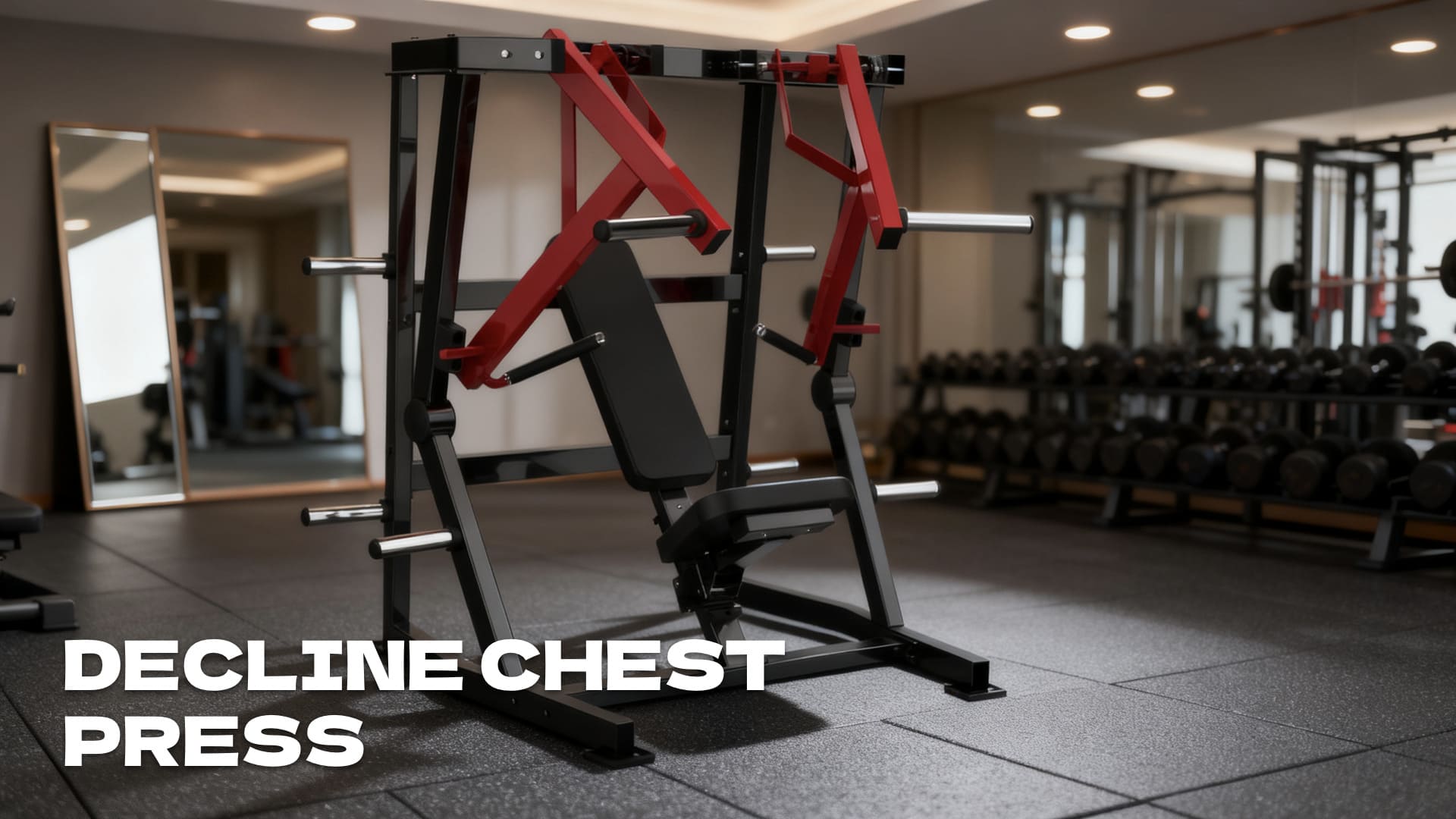 Decline chest press