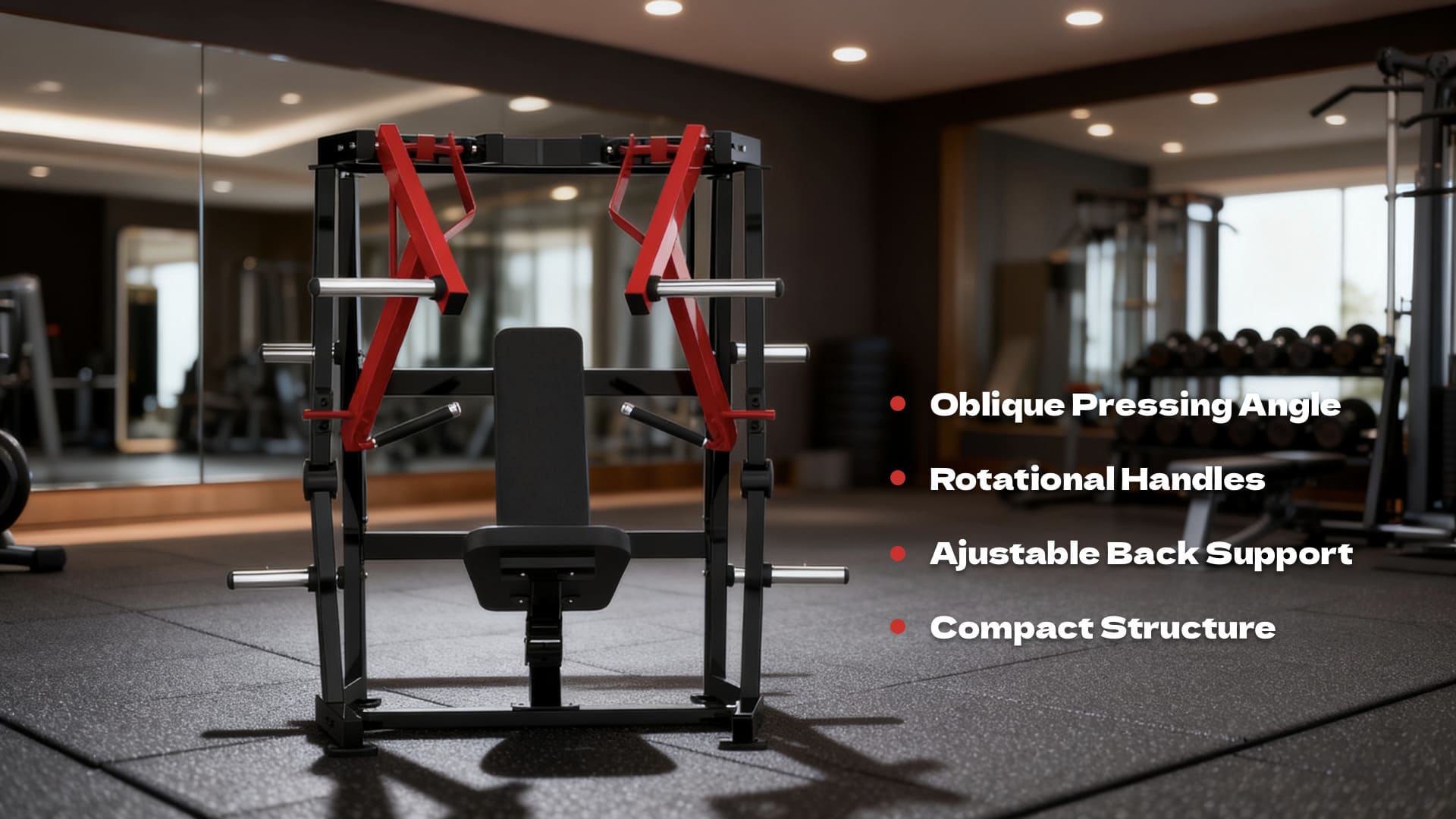 Decline chest press