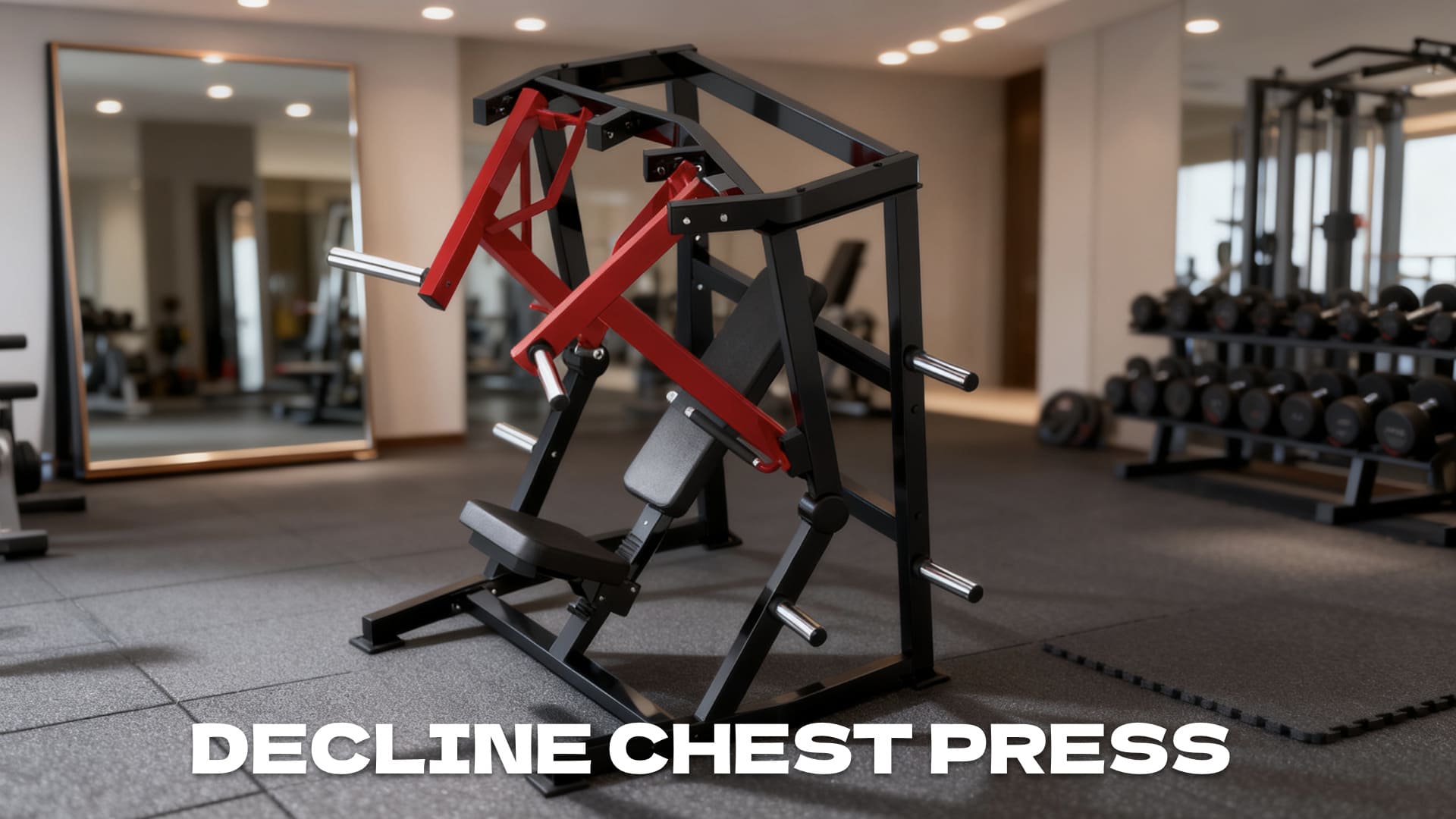 Decline chest press