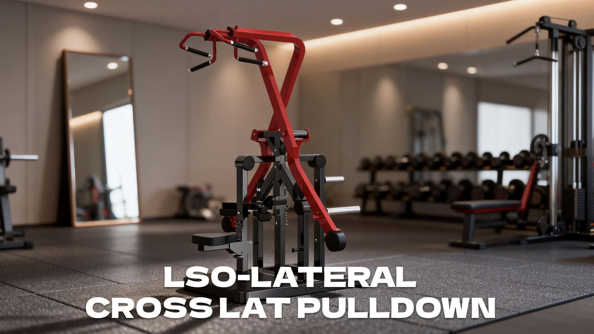 Iso-lateral cross lat pulldown